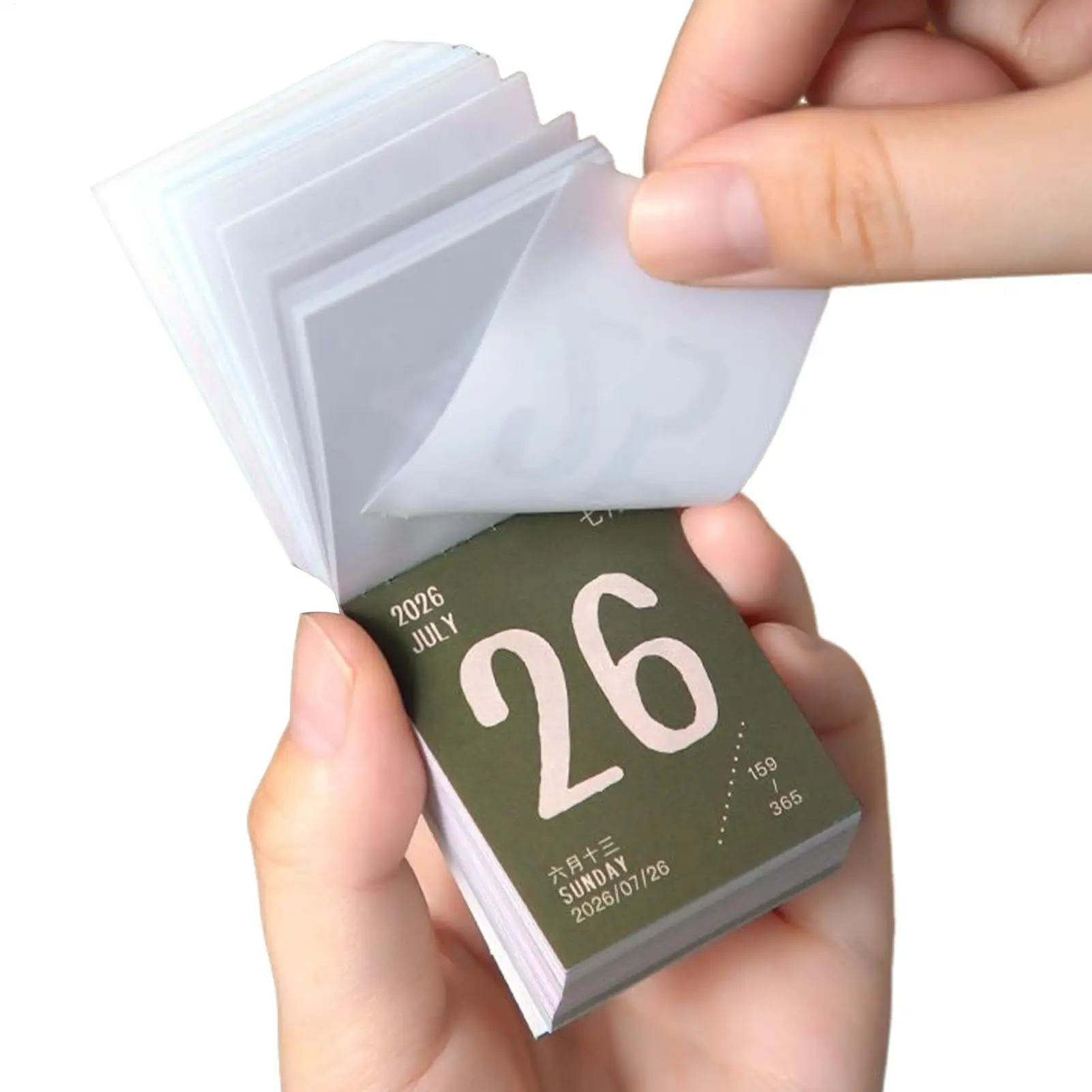

2026 Mini Calendar 365-Day Tear-Off Thick Paper Planner Daily Calendar For Planning Schedule Christmas New Year Party