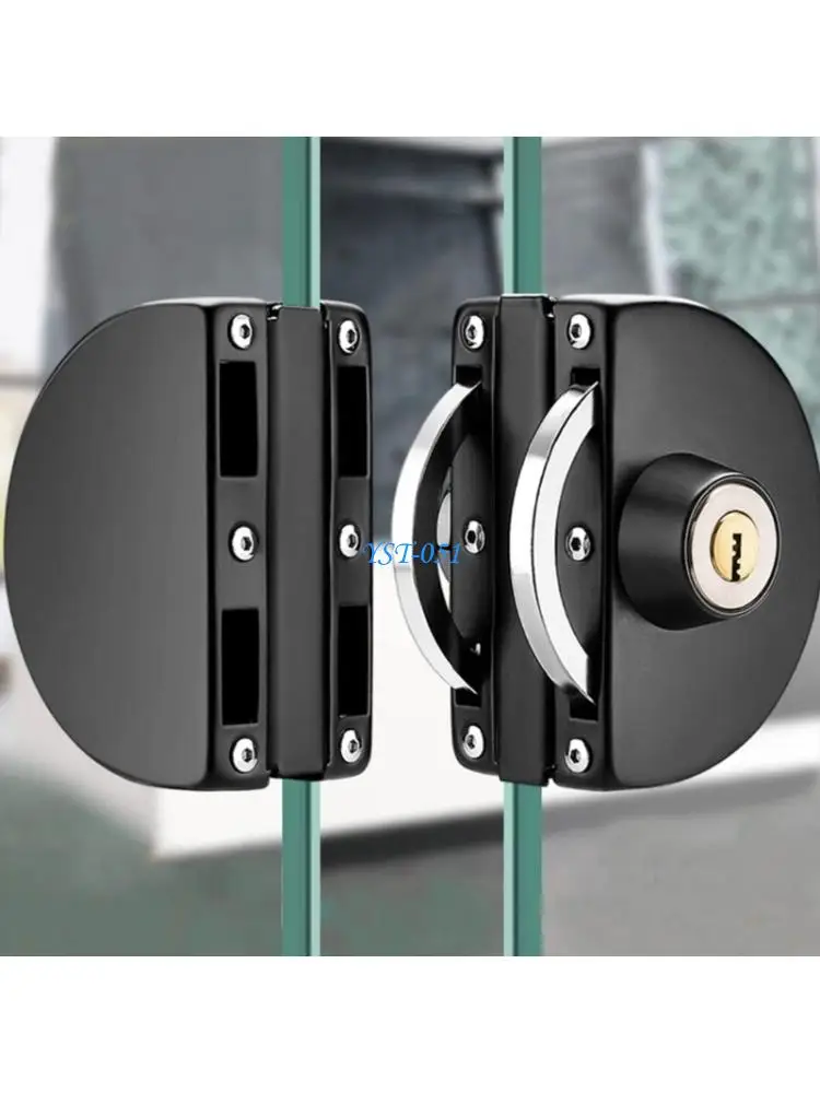 E15A Sturdy Stainless Steel Glass Door Lock 98mm for Residential Commercial Use