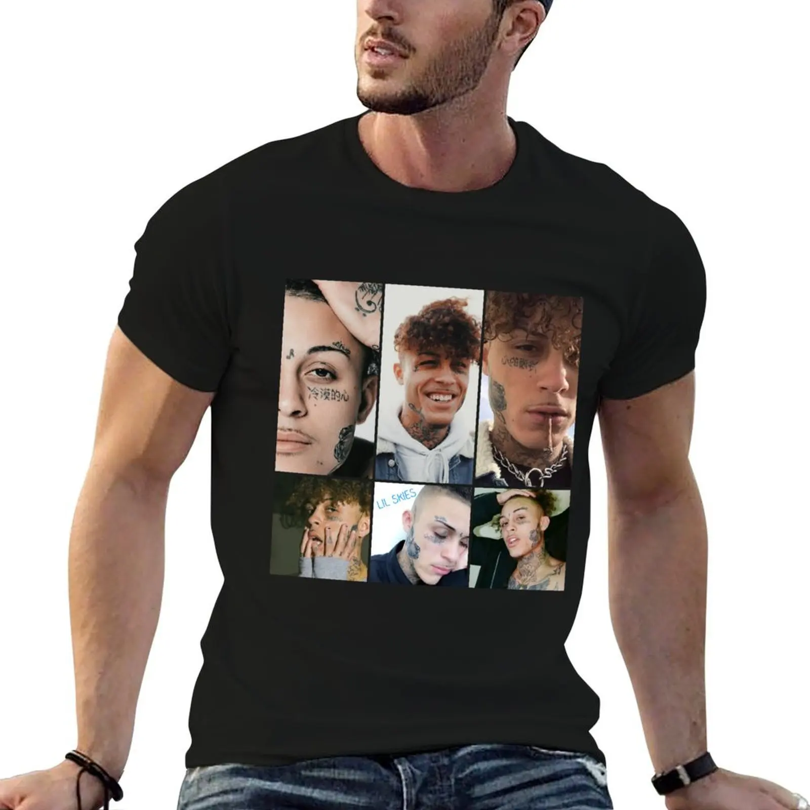lil skies T-Shirt topping valentines clothes T-shirt men