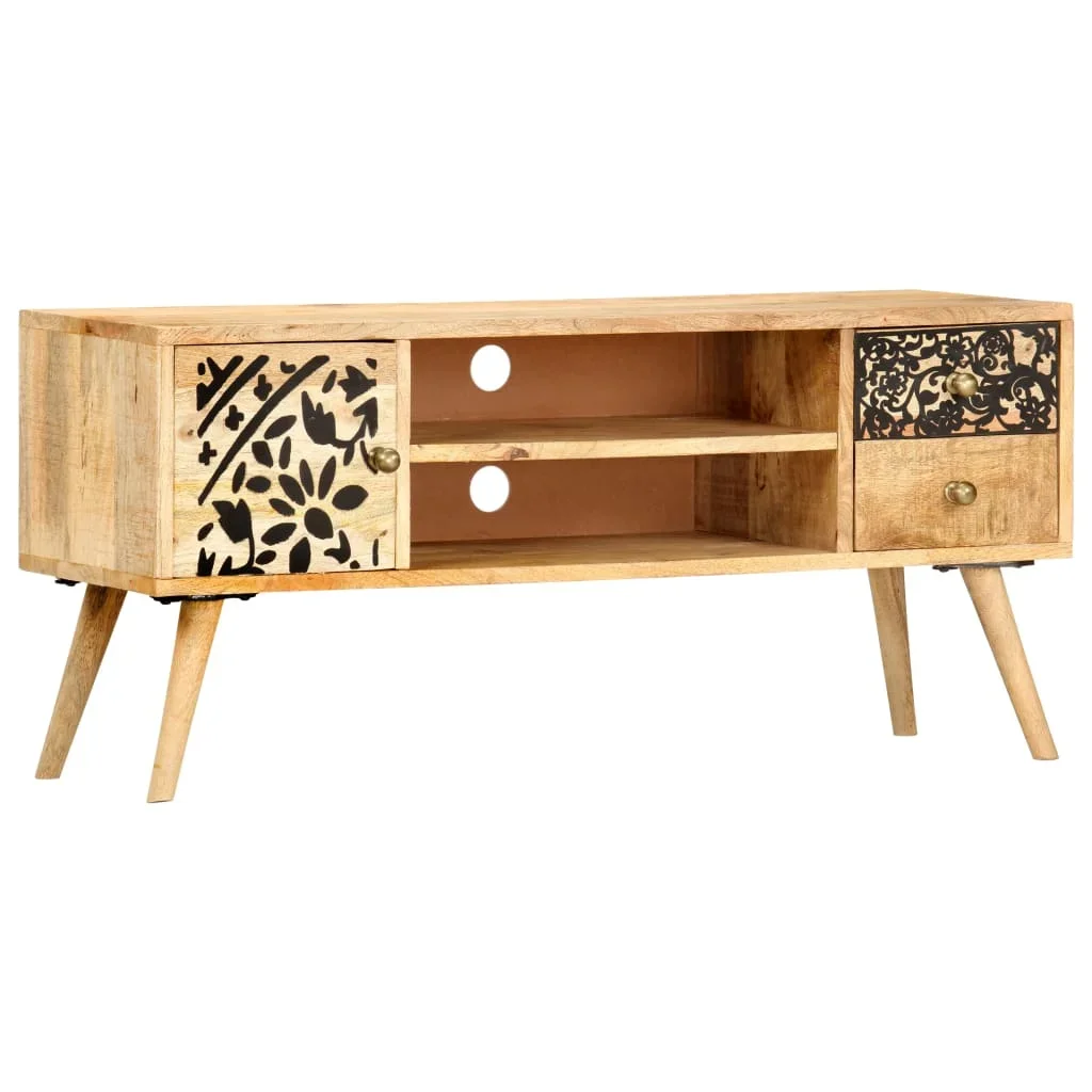 Furniture TV TV should be found luxury mango tree solid wood furniture TV cabinet modern minimalist