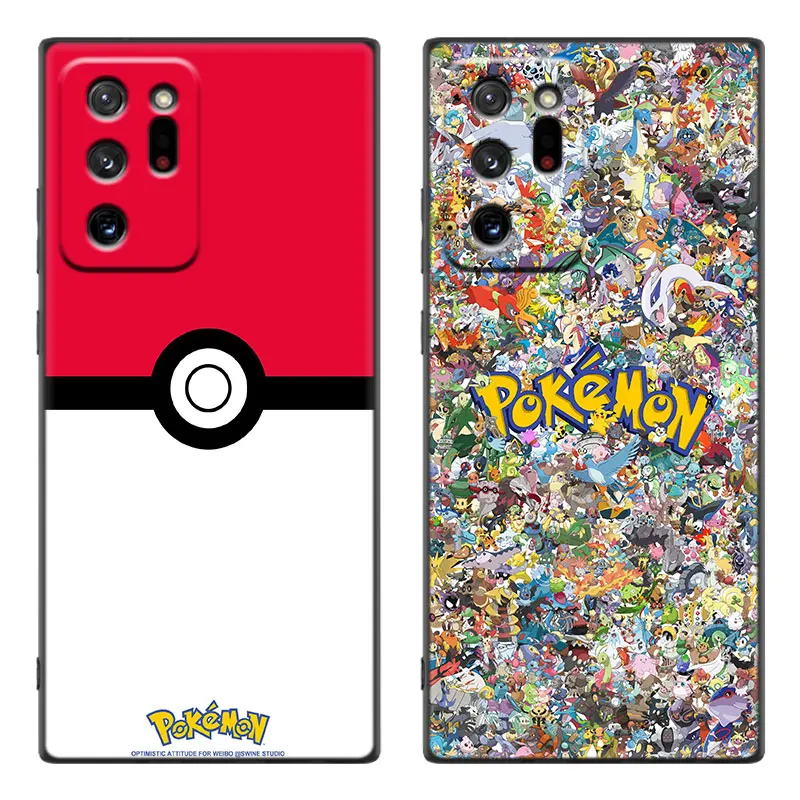 Cartoon P-Pokemon Case For Samsung Galaxy M14 M54 M53 M34 M33 M52 M51 M32 M11 M12 M13 M21 M23 M30S Note 10 Lite Plus 20 Ultra 5G