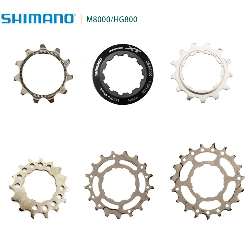 Genuine Shimano M8000 11Speed XT/Ultegra CS-M8000/HG800 11T/13T/15T/17T/19T Cog Sprocket Wheel Freewheel