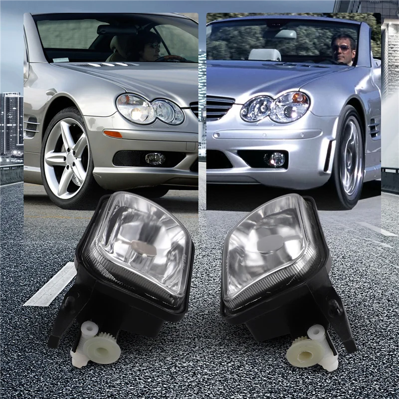 

A95E-Front Bumper Fog Light Assembly For Benz W203 C230 C240 C320 C350 W215 CL500 CL600 W209 CLK320 2038201156 2038201256