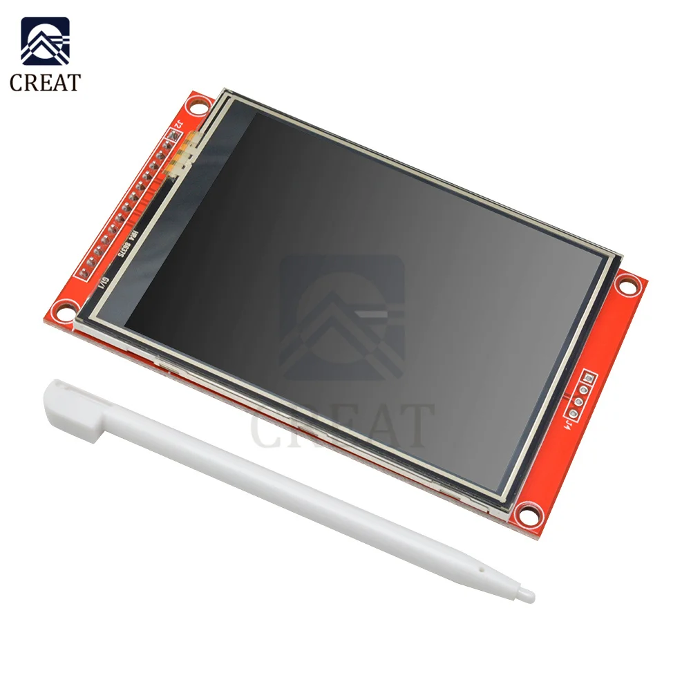 3.2 inch Touch Panel 240*320 TFT LCD Screen Module ILI9341 Driver SPI Interface 240320 LCD Board with Stylus for Arduino