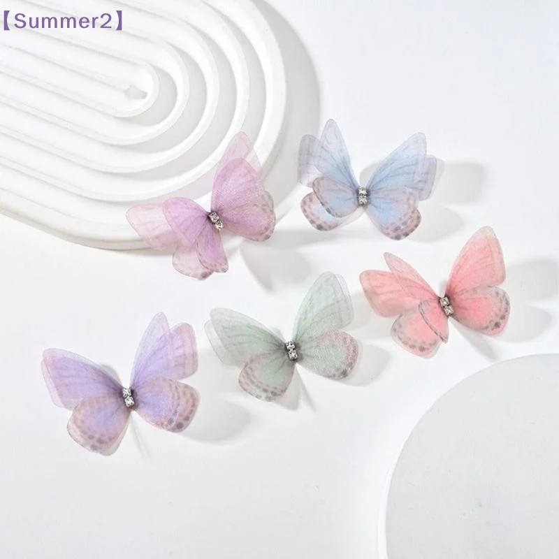 50 ชิ้น ผ้าออร์แกนซ่ารูปผีเสื้ - Sew On Rhinestone บทวิจารณ์และราคา