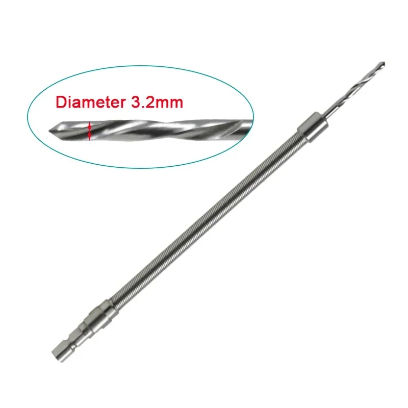 Ортопедическое гибкое сверло, мягкая дрель, реконструкционная пластина, операционный инструмент, ортопедический инструмент из нержавеющей стали для домашних животных Ортопедическое гибкое сверло, мягкая дрель, реконструкционная пластина, операционный инструмент, ортопедический инструмент из нержавеющей стали для домашних животных