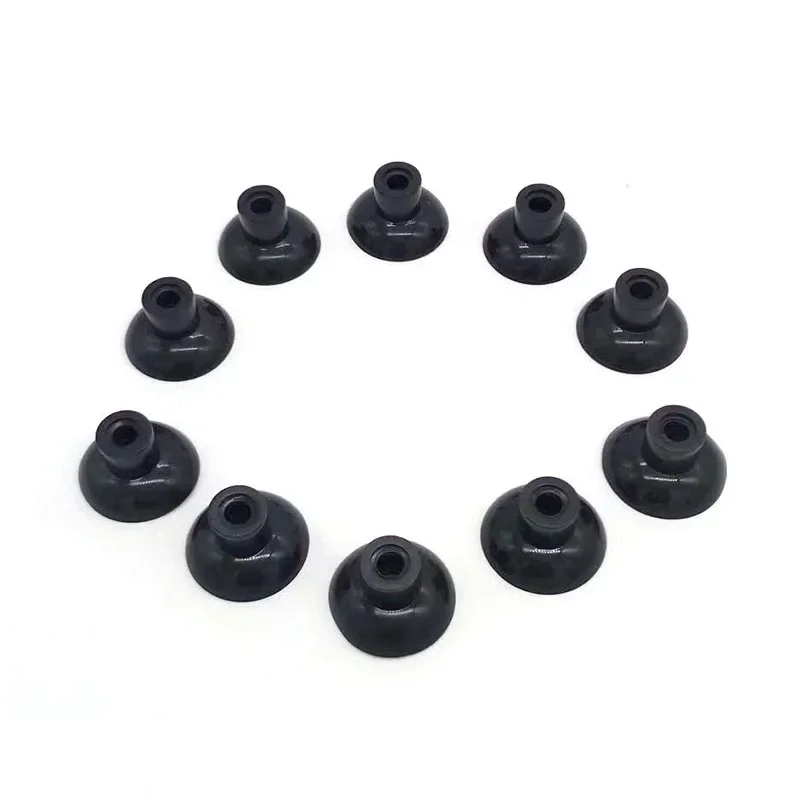 10Pcs Transparent Black Aquarium Suction Cup Air Tube Holder Sucker for Fish Tank Pump Oxygen Air Tube Fixing Clip Accessories