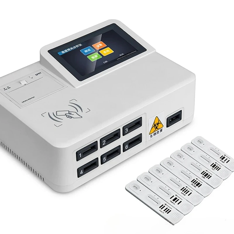 Portable Immunoassay         – Closed System Immunofluorescence         with Reagent