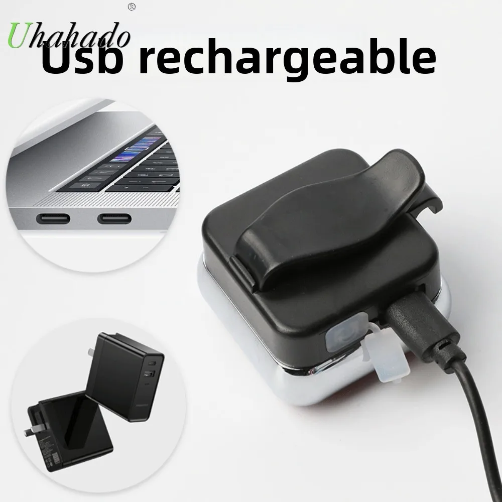 الدراجة الجبلية الذيل ضوء USB شحن دراجة ضوء دراجة الألومنيوم تحذير إكسسوارات مضيئة معدات ركوب الدراجات