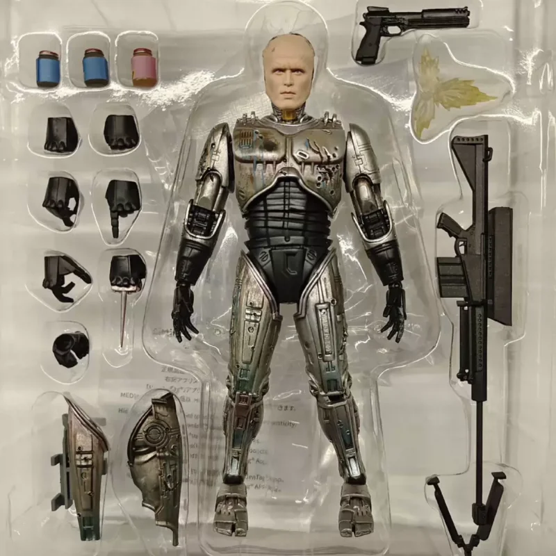 Spot Mafex 192 1/12 Robocop Movie 1 Murphy Face Up Style Battle Damage Edition Doll Can Be Collected As A Birthday Gift