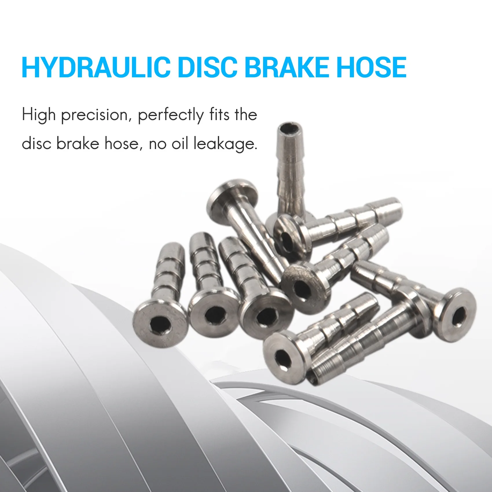 10 セット油圧ディスクブレーキホース MTB マウンテンバイク自転車オリーブコネクタインサートシマノ BH90 交換部品 HGC