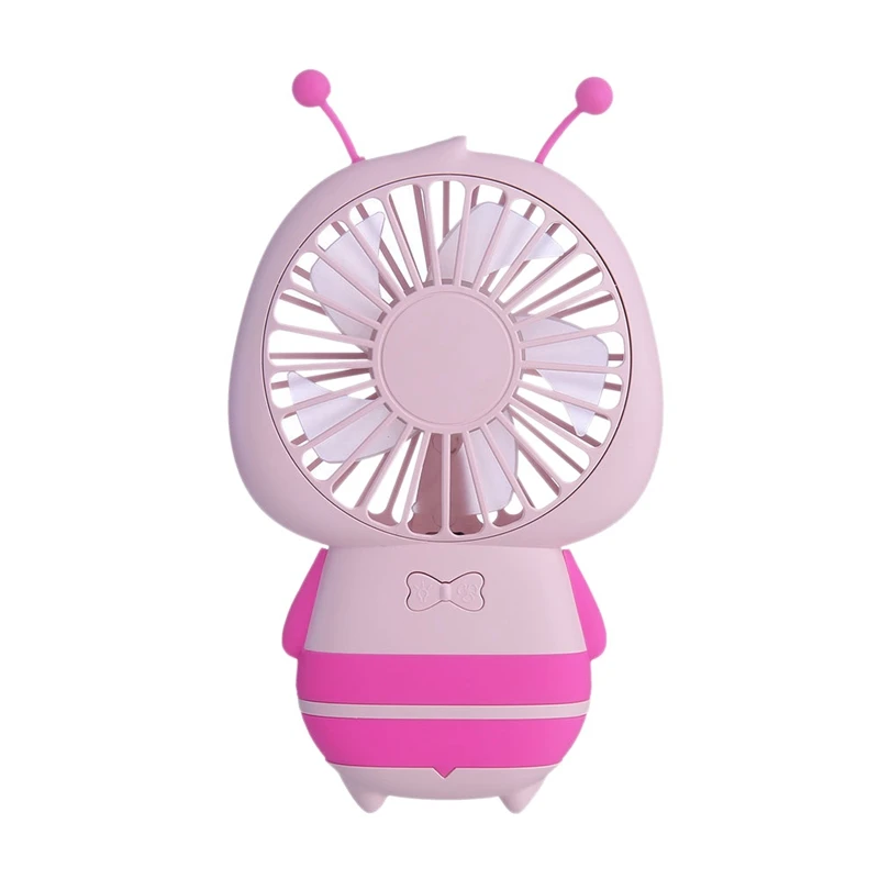 

USB Rechargeable Little Bee Mini Fan Electric Handheld Mini Fan Portable Outdoor Sports Hanging Neck Fan