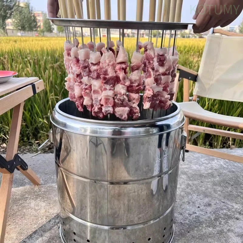 Outdoor barbecue grill, home party business barbecue grill