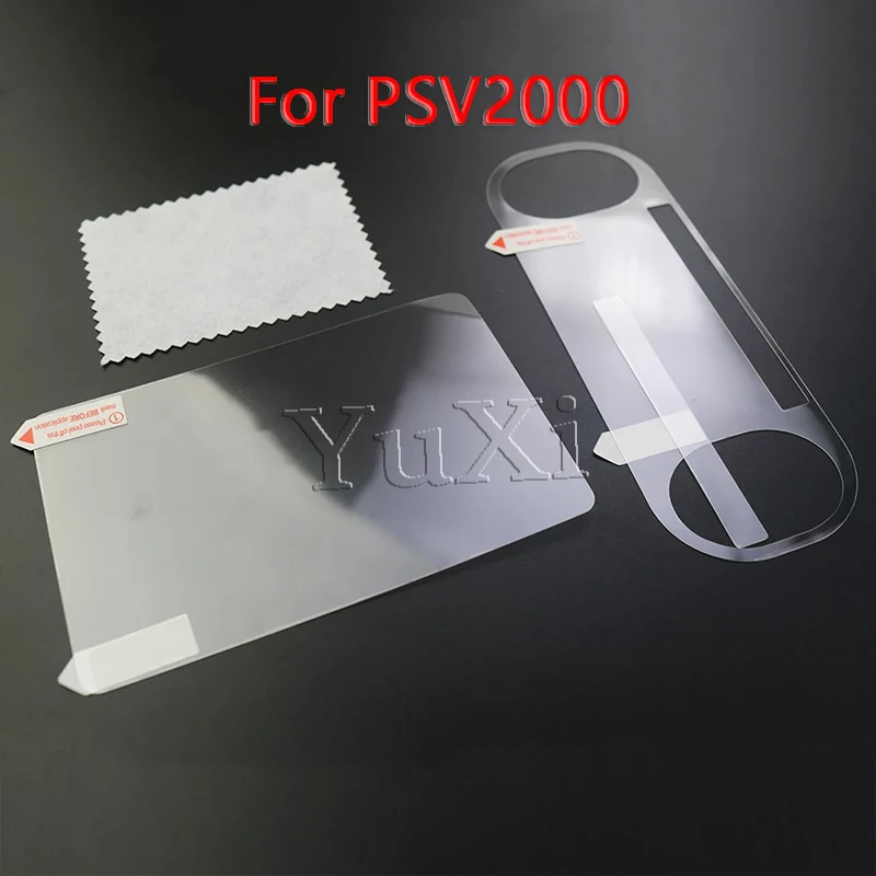 1PC For PS Vita1000 2000 For PSV 1000 2000 HD-Transparent Front and Back Screen Protector Film Top Bottom Clear Protective Film