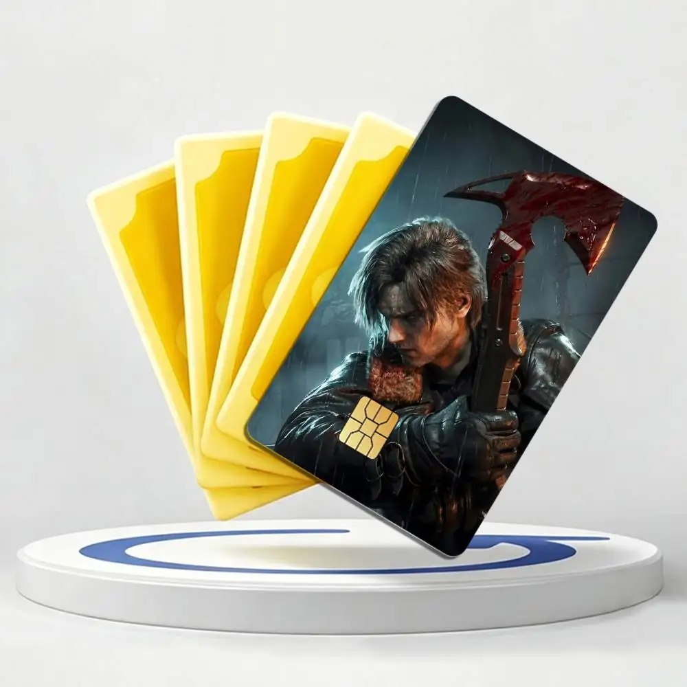 Leon Game R-Resident E-Evil Card Stickers for Bank Access Protective Waterproof Film Cover Sticker Gift