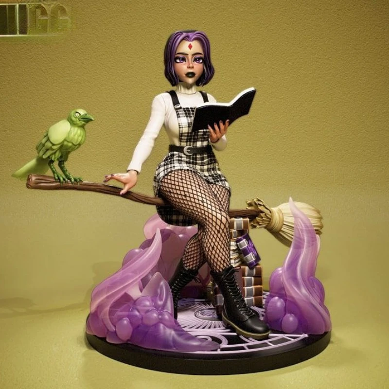 

Reading Witch Diy Resin Figure 1/24 Scale Assembled Model Kit Unassembled Diorama Unpainted Figurines Hobby Toys