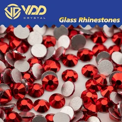 VDD 180 Metallic Siam SS4-SS30 Glass Rhinestones Crystal Flatback Glitter Strass Stones For DIY Crafts Nail Art Accessories