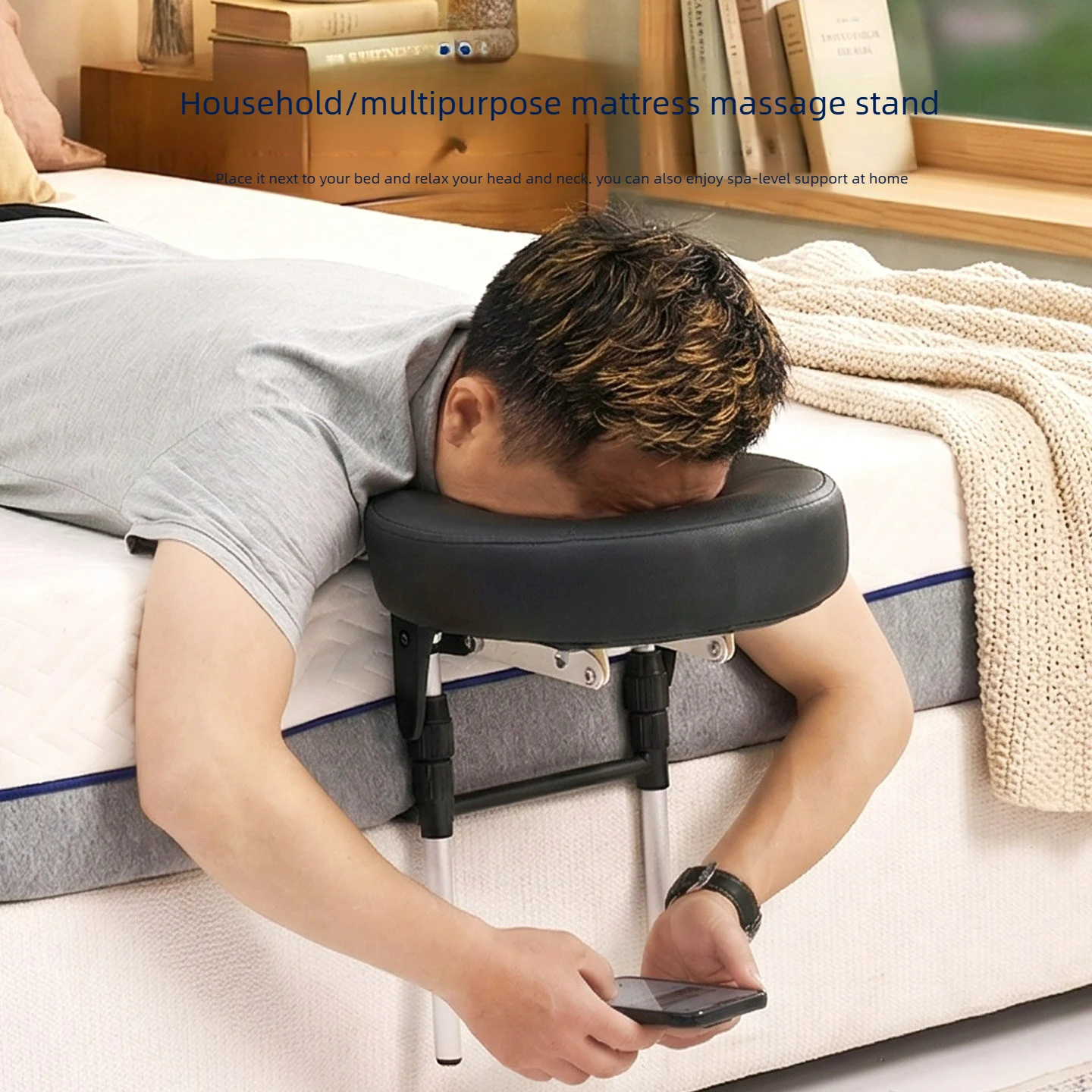 

Suspension Massage Headrest Support Frame Lying Face Hole Home Mattress Folding Portable Beauty Eye Postoperative RecoveryPillow