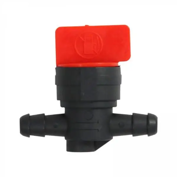 Fuel Shut Off Valve 1 4 Inch Red Black Inline Tap Switch Easy Install for Garden Mower Small Engine
