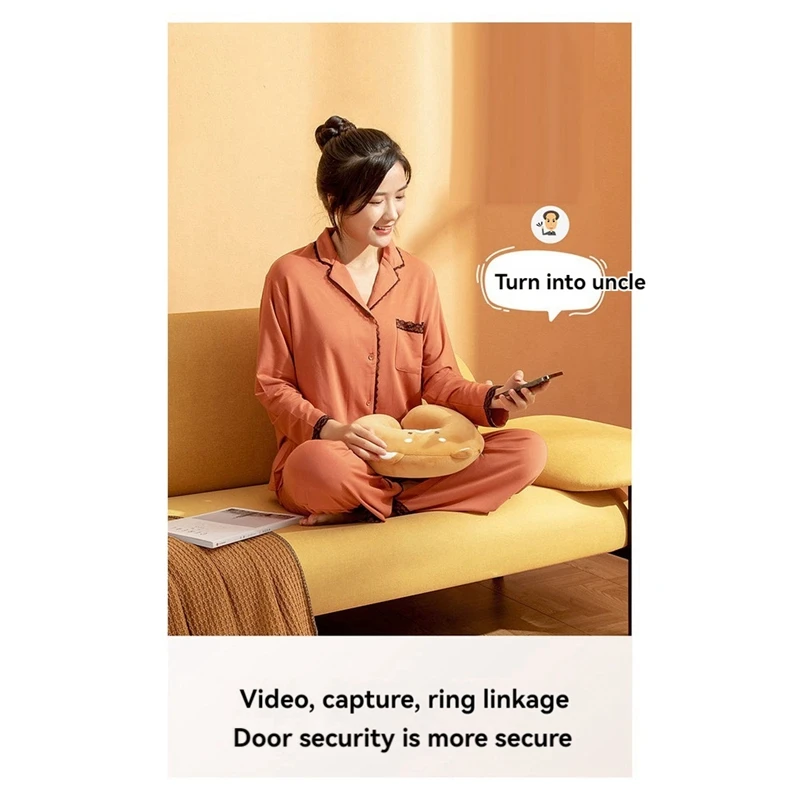 비디오 무선 스마트 초인종 키트, 와이파이 비디오 초인종 카메라, 야간 투시경, 양방향 오디오 클라우드 스토리지 보안 초인종