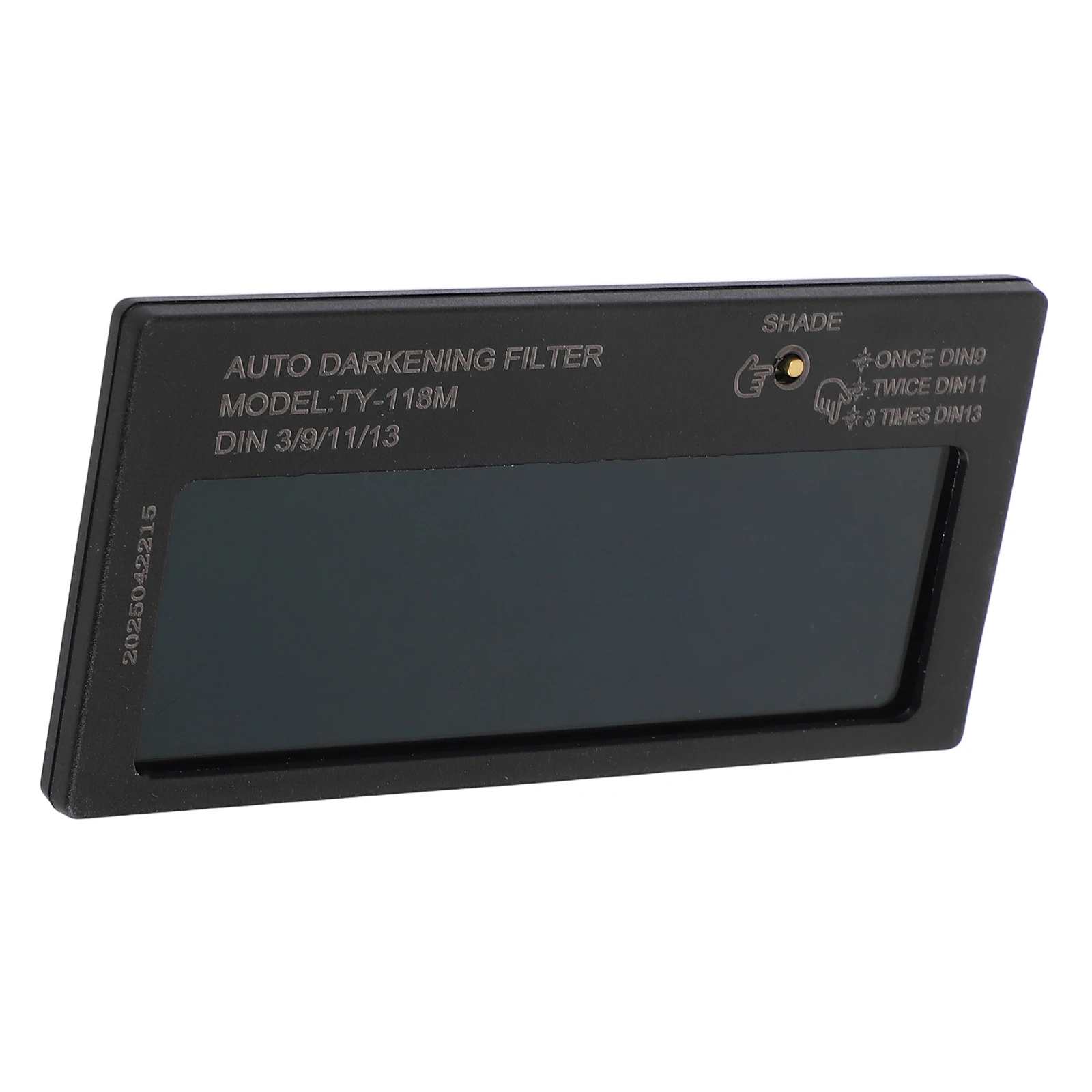 

Auto-Darkening Welding Lens True Color Solar-Powered Adjustable Filter Replacement For Welding Masks Helmets Hoods Light