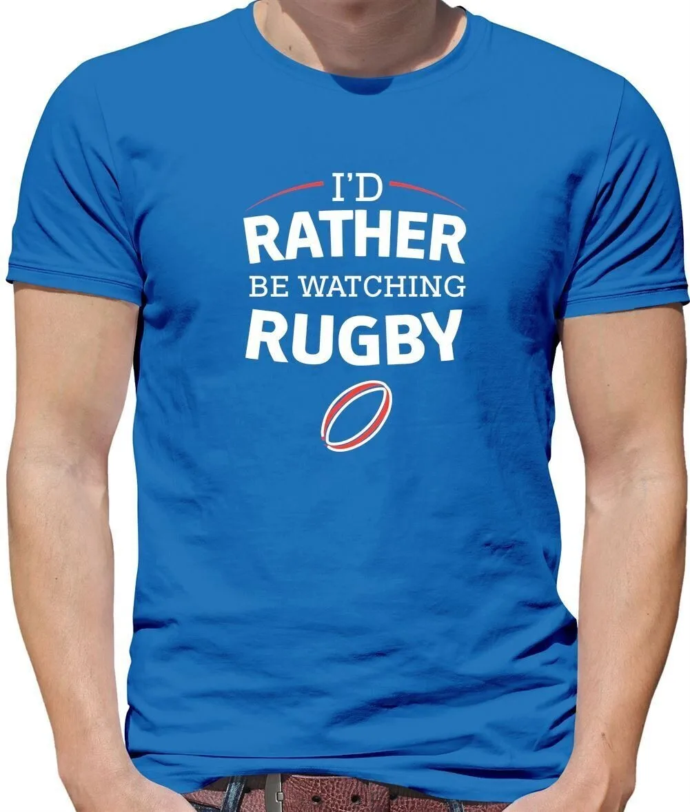 Preferiría estar mirando rugby - Camiseta para hombre - Unión League Seis 6 naciones