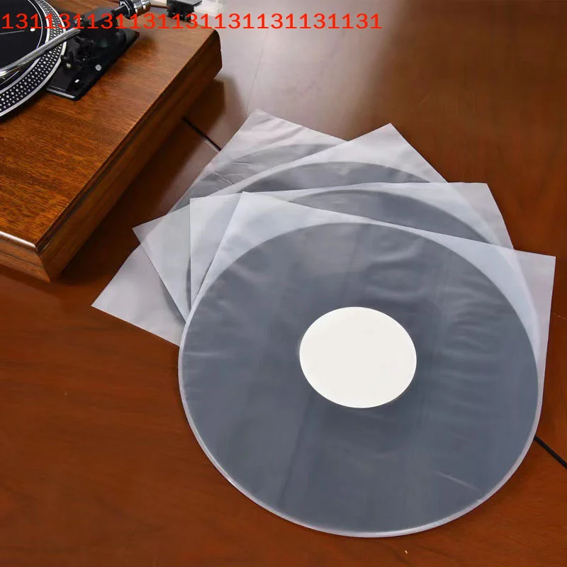 Anti-static Record Inner Sleeves Packaging Bag Clear Cover 50Pcs 7/10/12 Inch Clear Vinyl Record Protecter LP Record Plastic Bag