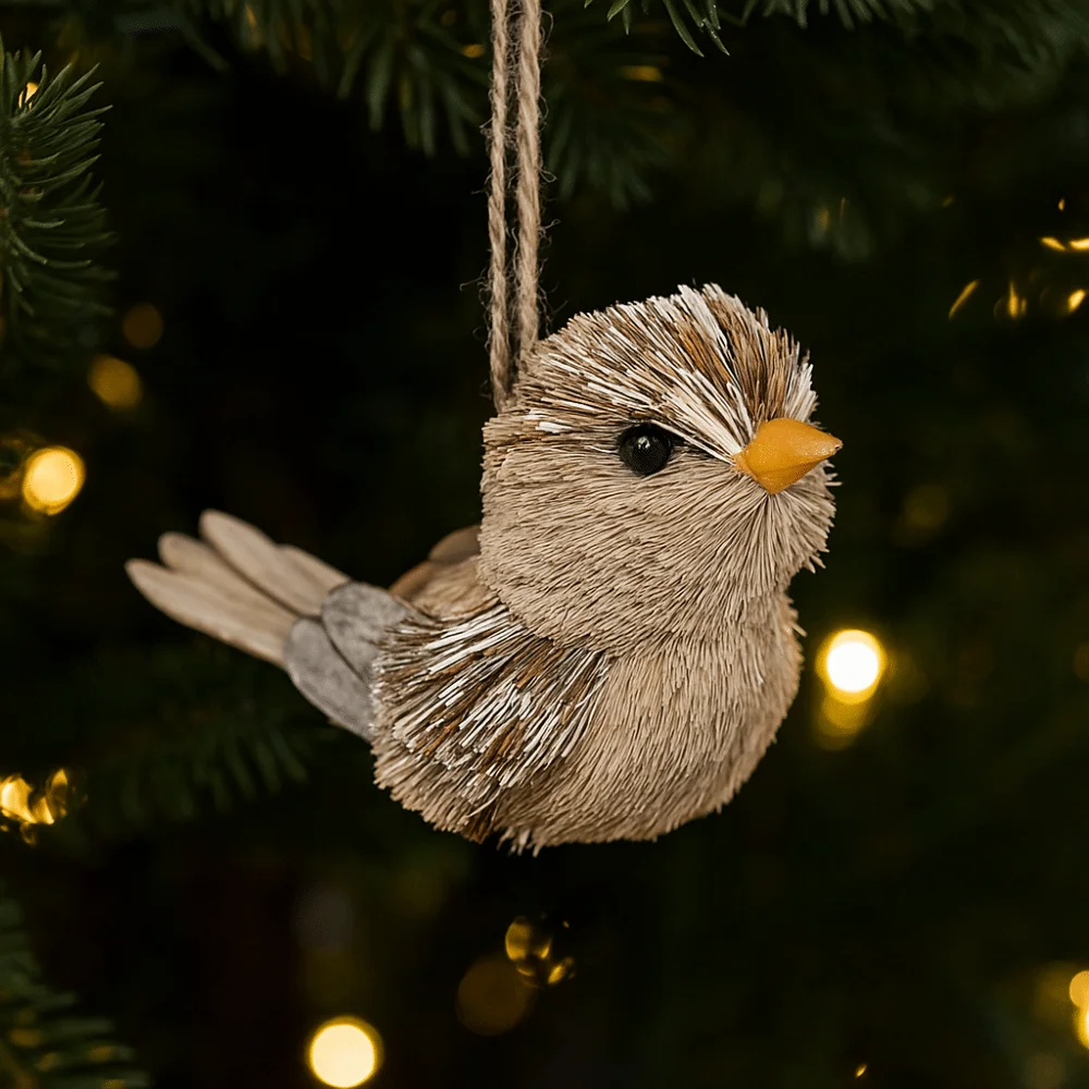 

DIY Christmas Tree Decorations Foam Light-weight Xmas Tree Hanging Ornaments Animal Festival Simulated Squirrel Pendant