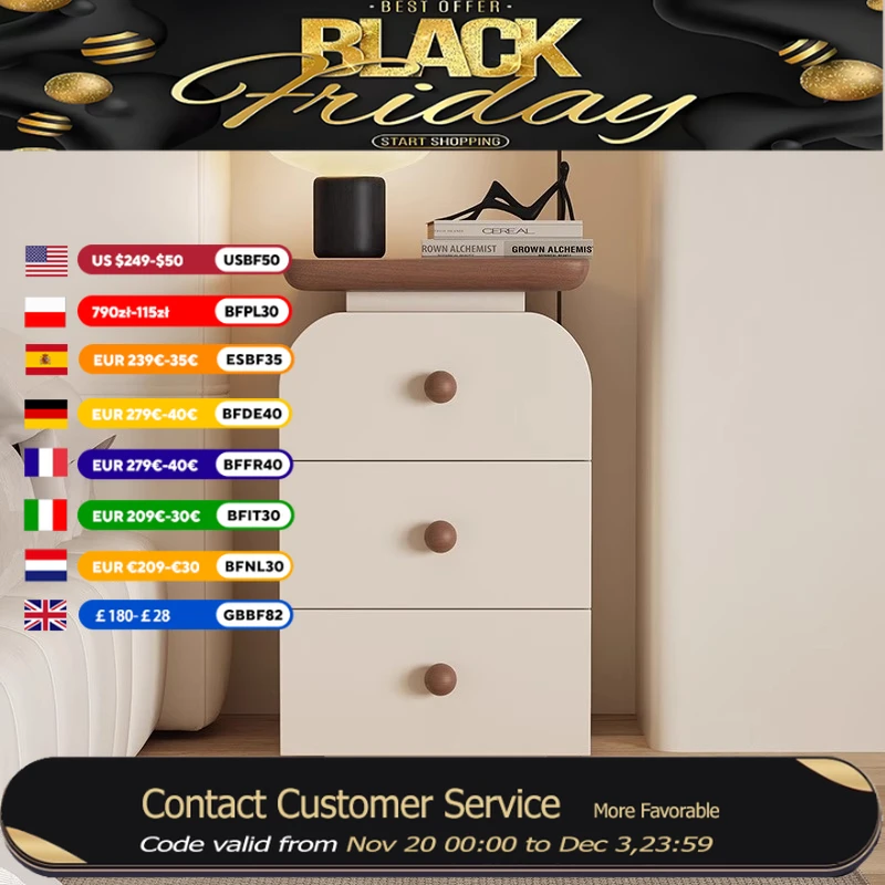 

Drawer Wood Nightstands Nordic Organizer Luxury Modern Adult Bedside Table Bookshelf Cute Bauhaus Mesitas De Noche Furniture