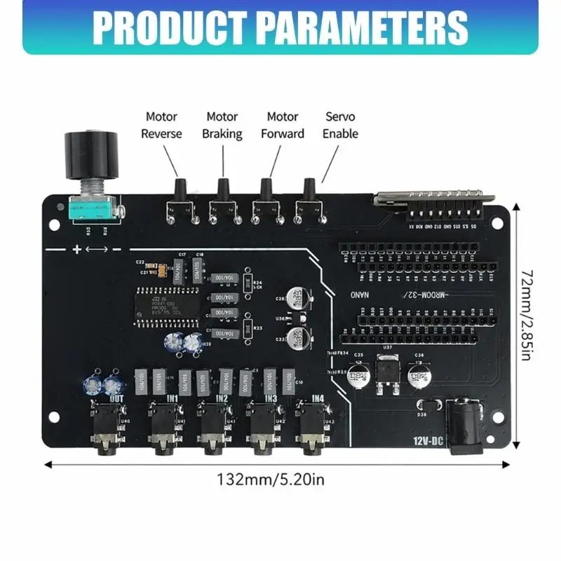 96BA Digital Sound Source Routing Board für Mediensteuerung, TDA7440D 4 Zweikanal-Eingangs-Tonabstimmungsmodul mit Prior-Profil – Detail 6
