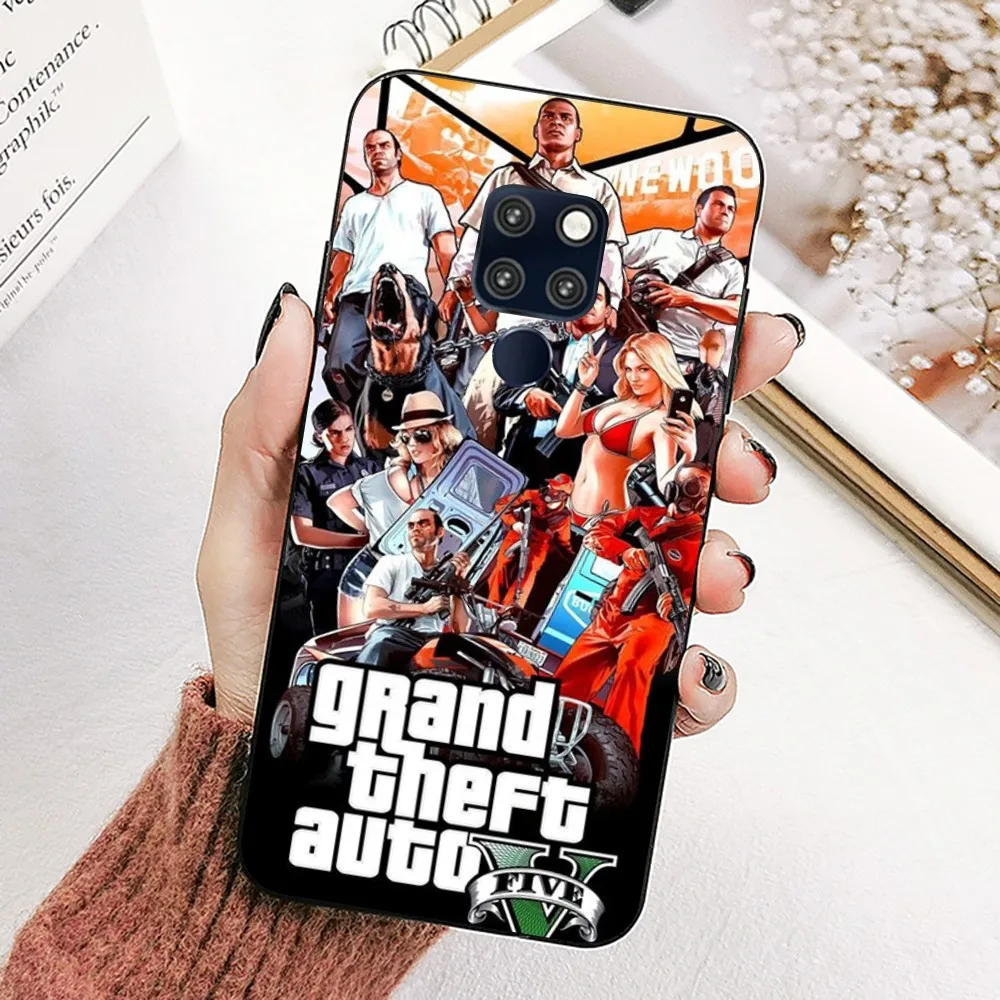 Hot Game GTA V Phone Case For Huawei Mate 10 20 30 40 50 Lite Pro Nova 3 3i 5 6 SE 7 Pro 7SE