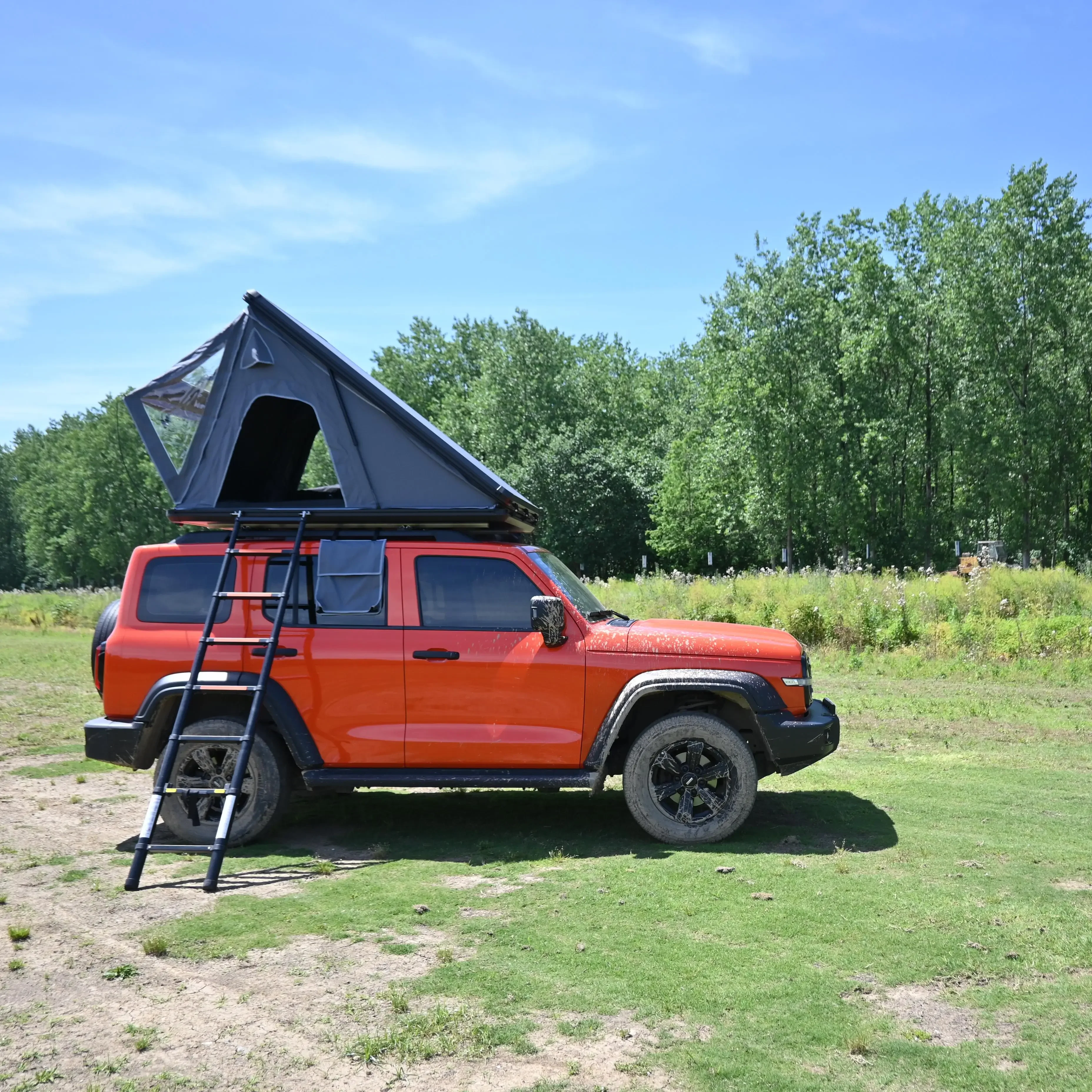 

Туристическая палатка 4x4, Алюминиевый Твердый корпус, на крышу, на 2 человек