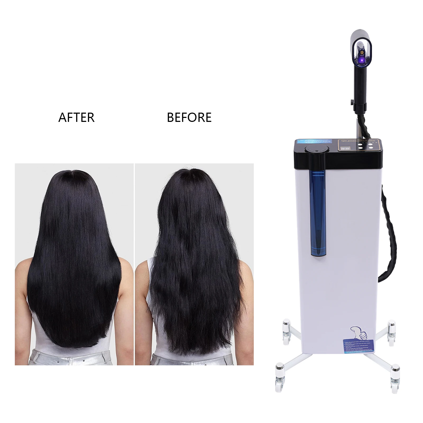 Nano Hair Steamer, Nanoscale Spray for Hair Care Hair Repair, Hair Salon Nano Steamer