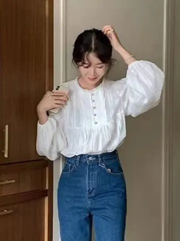 8 best sales romantisk blus - №8