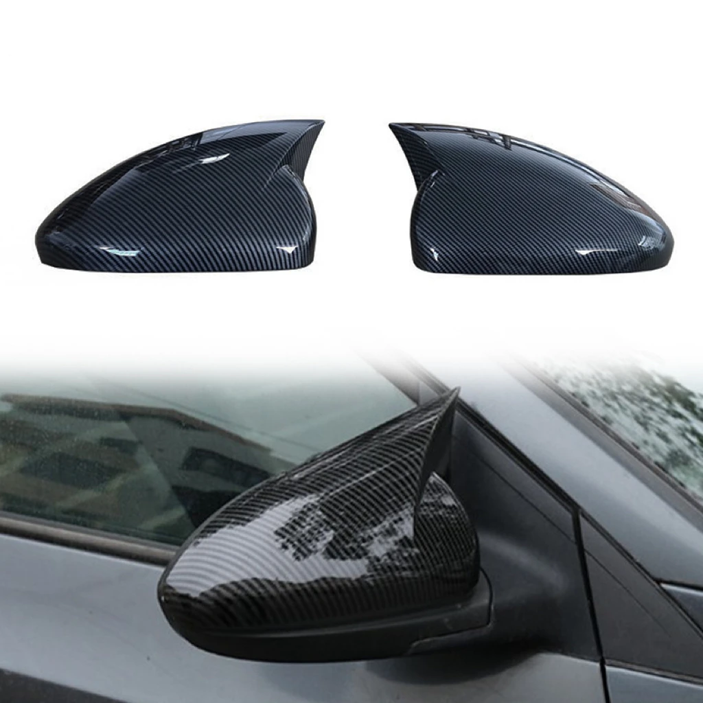 

Fit For Chevrolet Cruze 2009-2014 Car Rearview Side Mirror Cover Wing Cap Sticker Exterior Door Rear View Case Trim Carbon Fiber