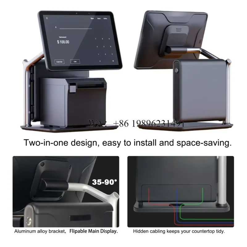 10.1inch All-In-One ODM POS System Wholesale Exporter of NFC Scanner and Thermal Printer for Retail and Commercial