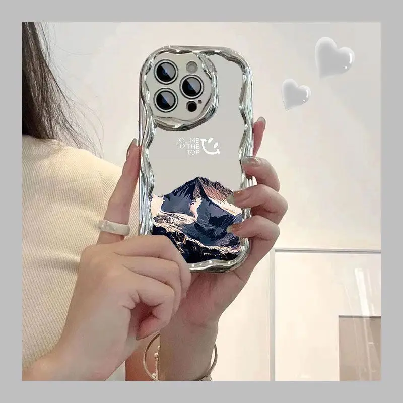 Snow Mountain Phone Case For Samsung Galaxy A55 A35 A25 A15 A54 A24 A33 A34 A73 5G A32 A51 A52 A53 A71 A72 A30 A50soft