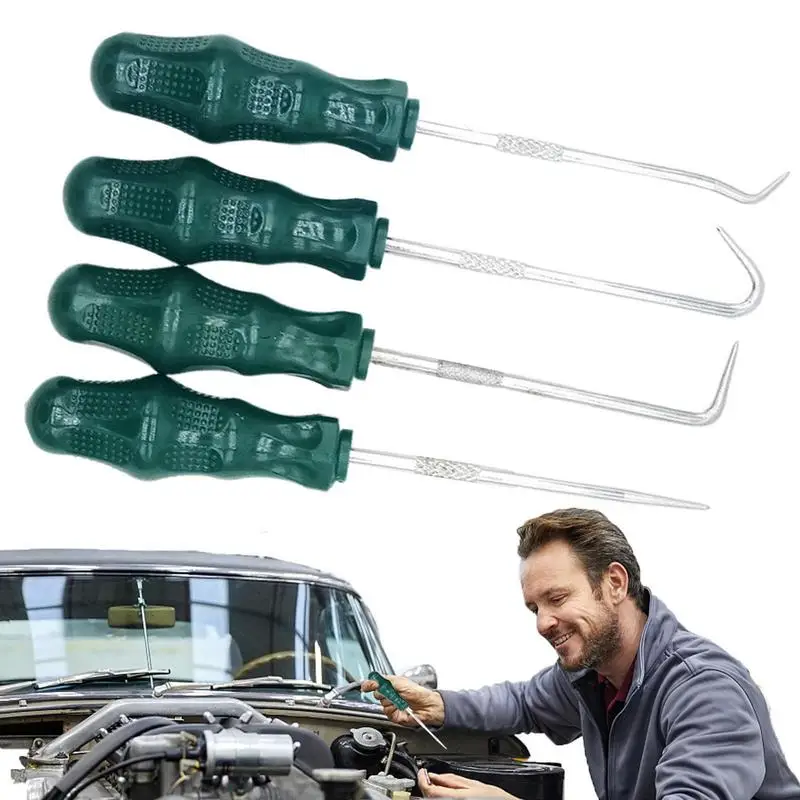 automotive Pick And Hook Set 4PCS Oil Seal Puller Hand Tool Repair Car Hook Oil Seal Removal Tool Kit Auto Oil Seal Gasket