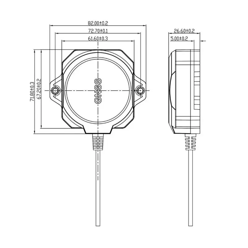 Limited Stock！TOPGNSS New AN609 GNSS L1 L2 High RTK Antenna High Gain Spiral Antenna Replacing ANN-MB-00