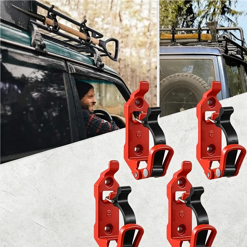 2-4PCS Quick Release Tool Fixing Bracket Wall Mount Shovel Ax Clamp for Car RV Boat - Home Storage Organization Accessory