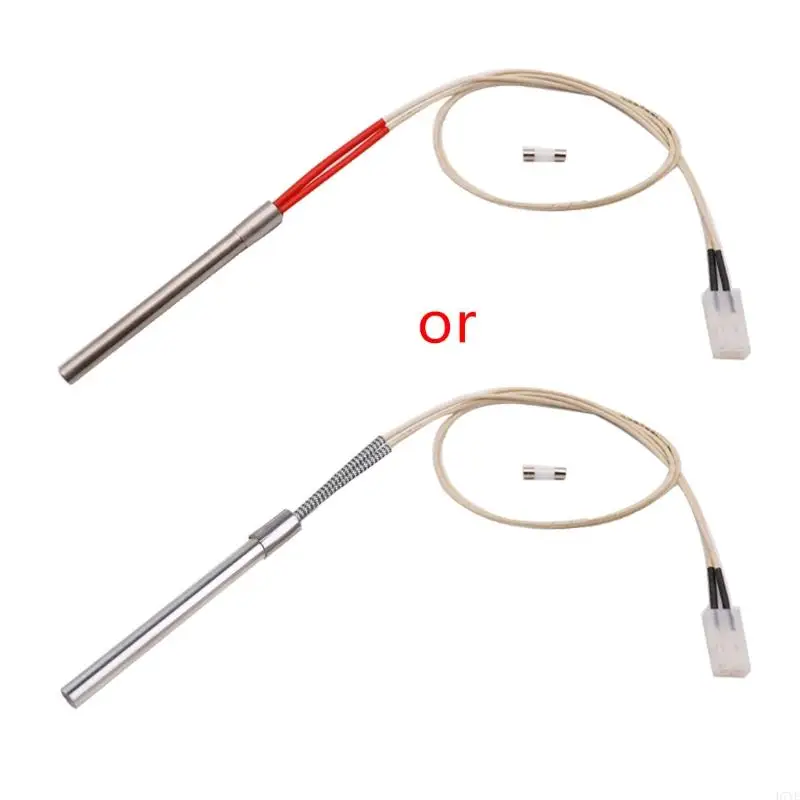 

D7YE 350W/300W 220V Igniter Hot Rod Pellet Heating Tube Hot Rod Smoker Igniter Replacement Parts M16x1.5 Thread Easy to