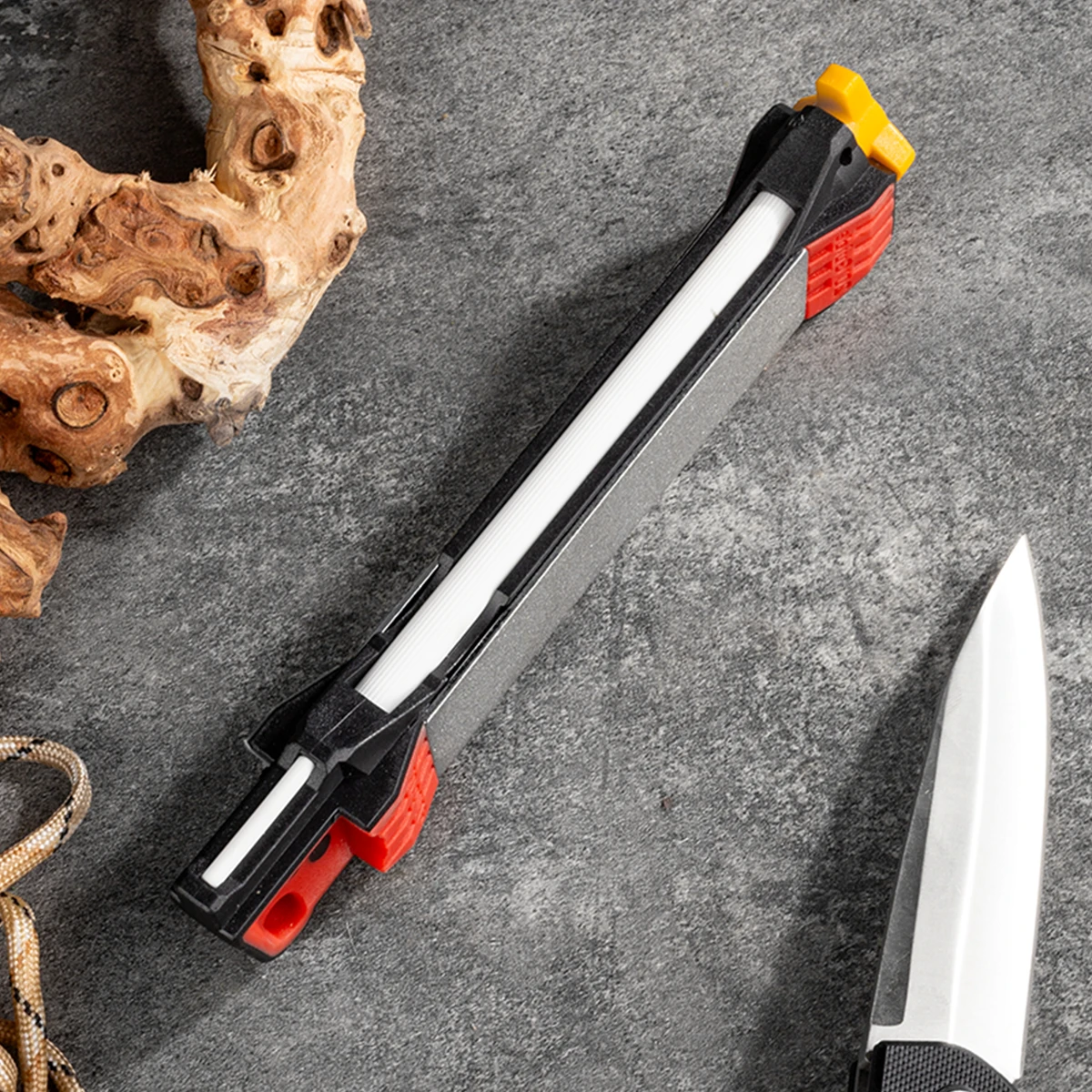 Diamond Ceramic Kitchen Knife Sharpener Stone - Multi-functional Whetstone Hone, Durable & Efficient Knife Sharpening Tool