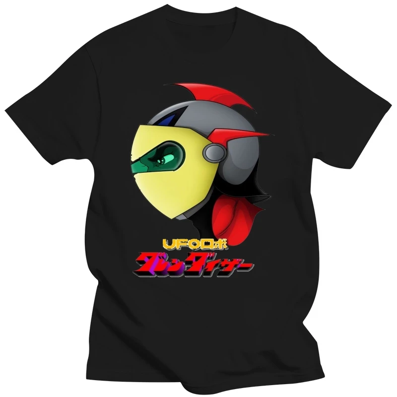 Grid Shirt Man Boy Grendizer Cartoons years 70 80 90 UFO ROBOT