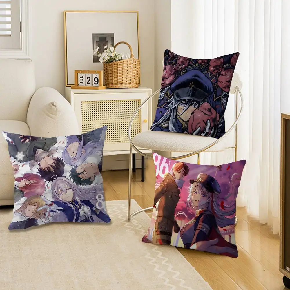 E-Eighty-Six Futuristic-Tense Pillow Anime Pillow Sofa Bed Head Pillow Cover Cushion Cover 45x45 cm Fashion