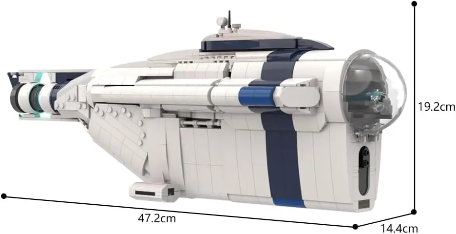 Cyclops Submarine Building Blocks Set Subnauticas Buidling Blocks Set Adventure Game DIY Model Creative Gift for Fans Adult