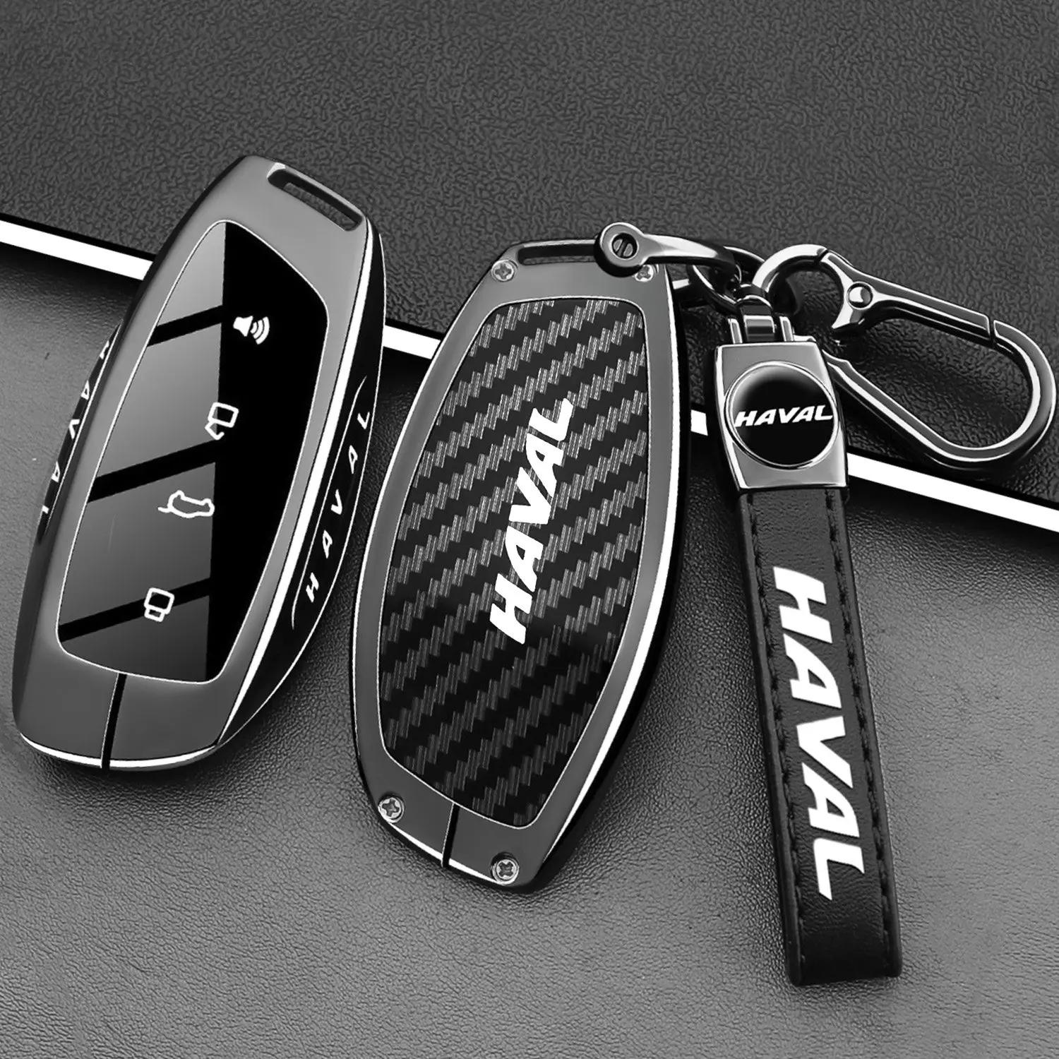 2026 Haval Big Dog Key Case New 26 Harvard Big Dog border collie Special Advanced Metal Remote Control Case Buckle HAFO