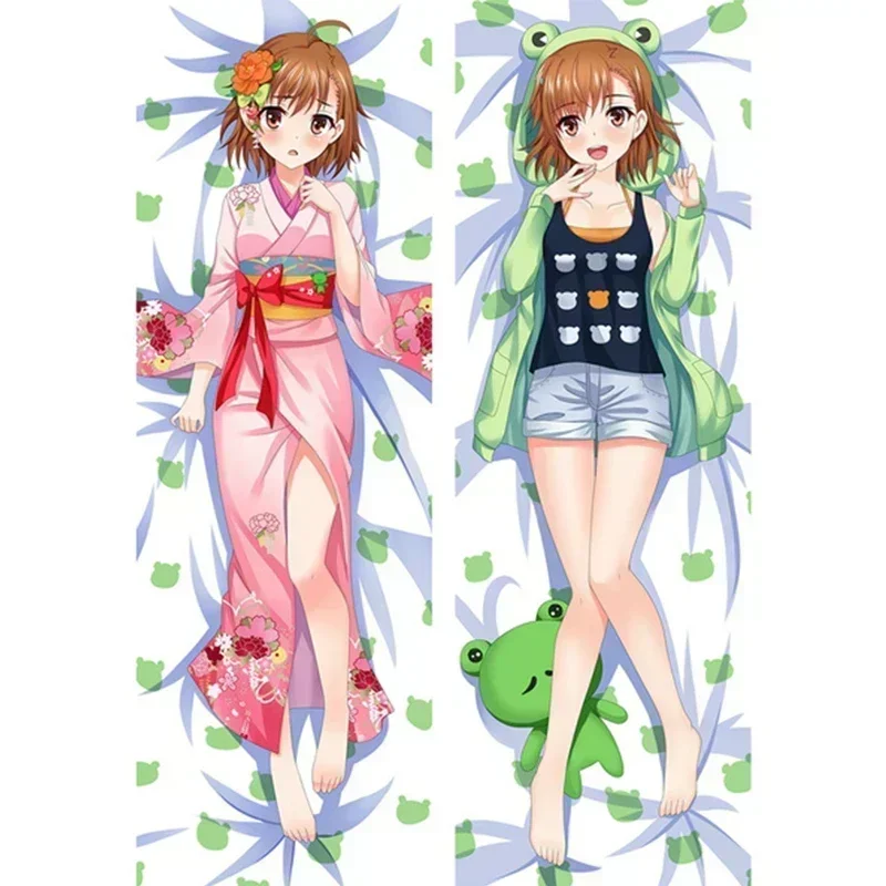 

Anime A Certain Scientific Railgun Misaka Mikoto Dakimakura Pillow Case HD Digital Printed Hugging Cushion Cover Bedding Décor