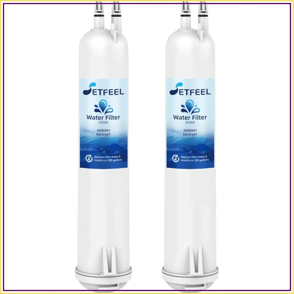 

Refrigerator Water Filter Replacement 2-Pack, Compatible with Kenmore 9083, Whirlpool 4396841, EveryDrop Filter 3