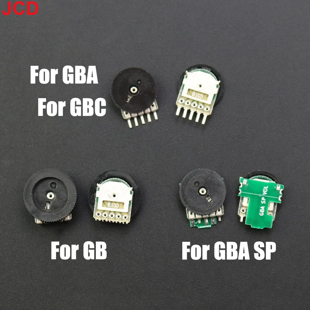 

JCD 1Pcs For GBA GB GBC GBA SP Motherboard Volume Potentiometer For Gameboy Volume Potentiometer Switch Board Replacement