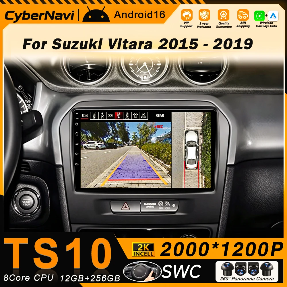 Android 16 Car Radio For OPEL Agila SUZUKI Splash Ritz 2008-2014 Multimedia Video Player Autoradio Wireless Carplay Android Auto
